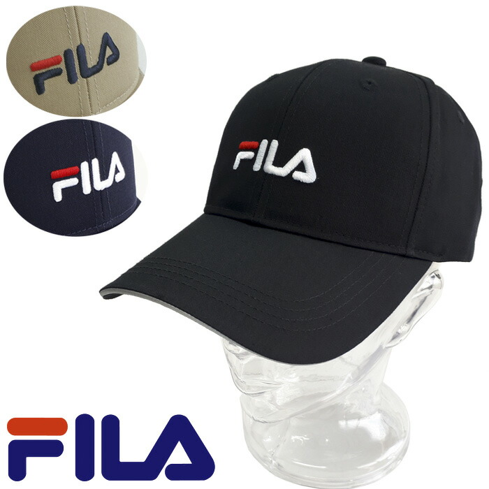楽天市場 割引クーポン配布中 Fila キャップ 刺繍 フィラ スポーツ 帽子 吸収速乾 消臭 抗菌 リフレクター メンズキャップ レディースキャップ ベルクロサイズ調整 57cm 59cm 193 113 301 帽子とbagと財布ミューズショップ