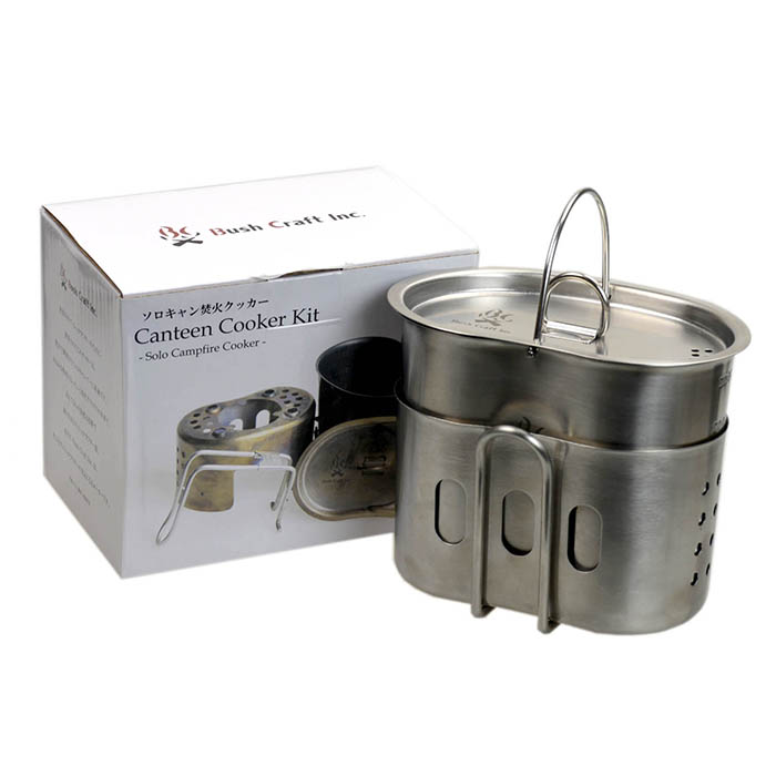 【楽天市場】Bush Craft inc. キャンティーンクッカーキット 4573350727225 送料無料/ 男性へのプレゼント 焚き火