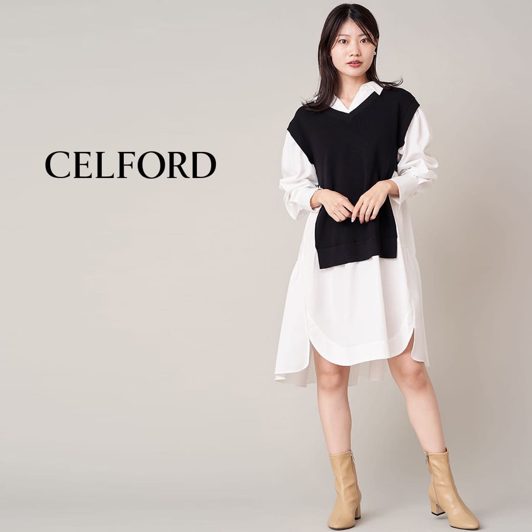 楽天市場】SALE40%OFF CELFORD セルフォード ベストドッキングシャツ