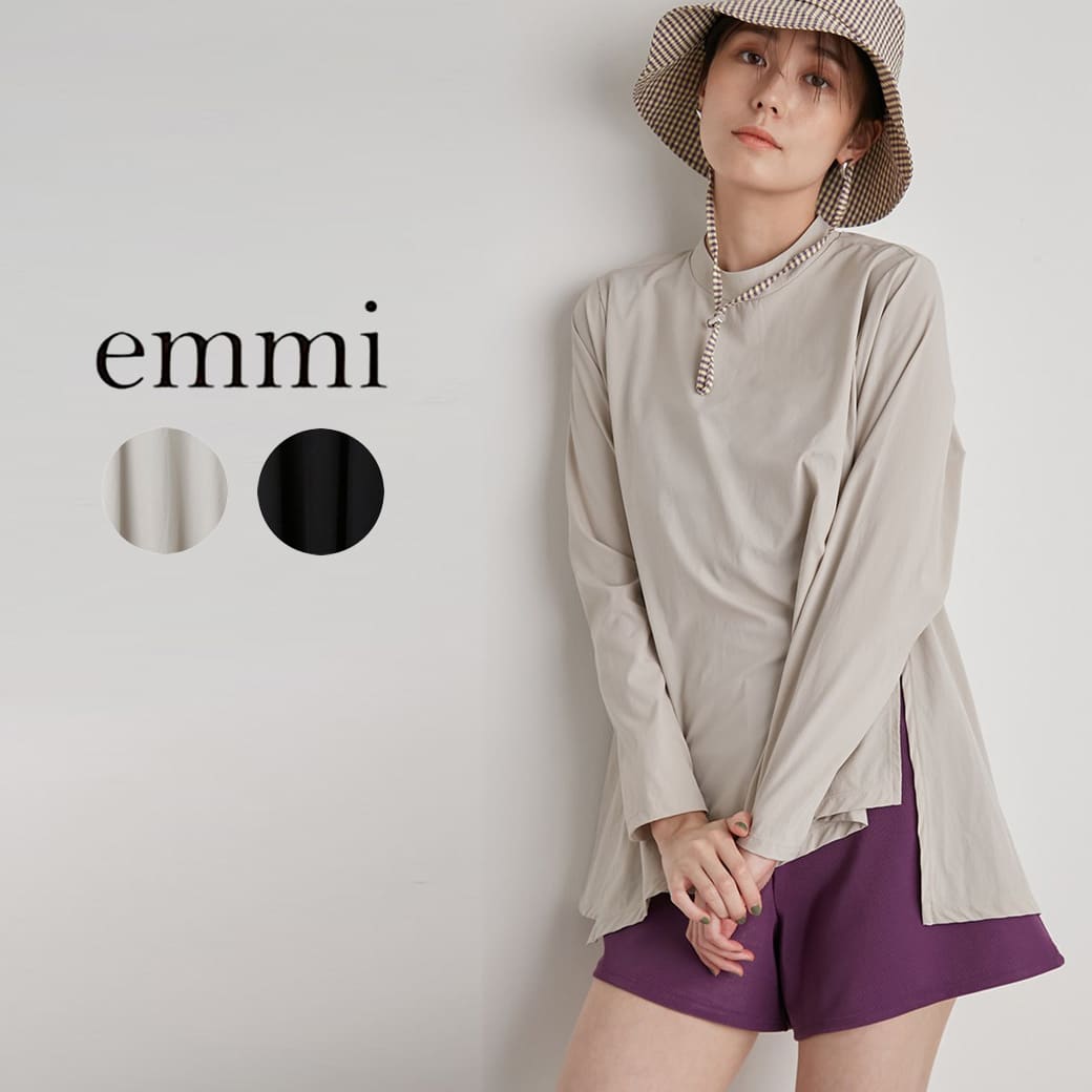 楽天市場】SALE40%OFF emmi yoga エミ ヨガ ハイネックラッシュガード