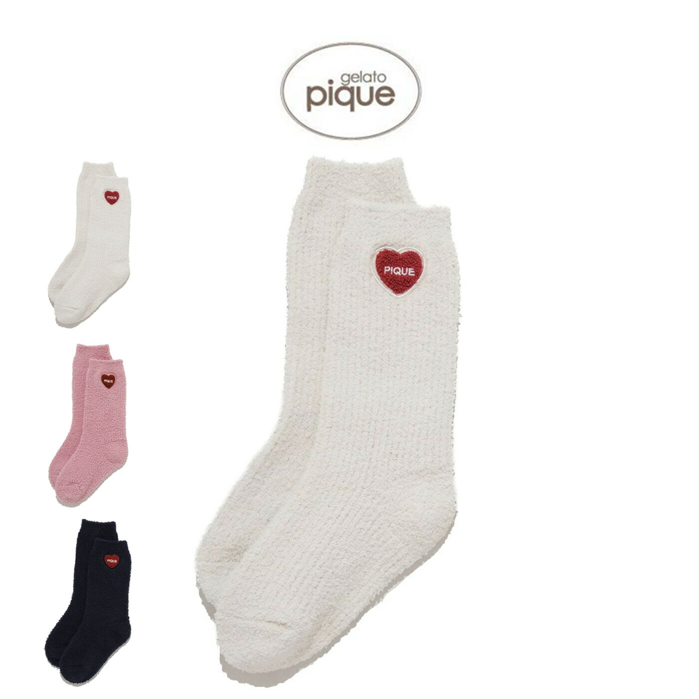 ジェラート・ピケ　ルームウェア　☆靴下付き 靴下」に該当する ｜ルームウェア・パジャマ通販のgelatopique