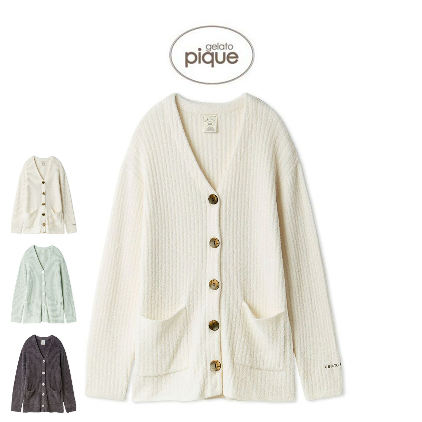 楽天市場】ダッフィー カーディガン 2025 ジェラートピケ ジェラピケ