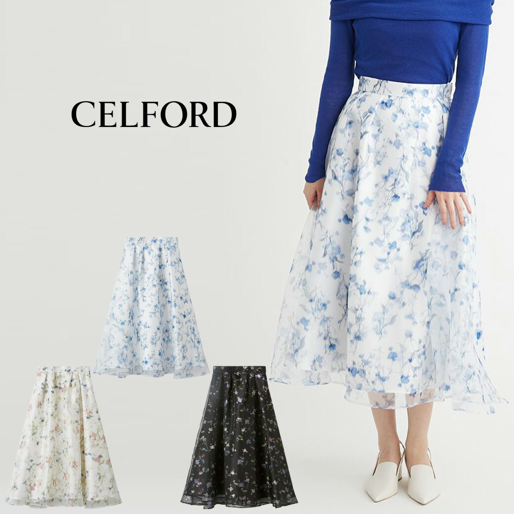 楽天市場】セルフォード CELFORD チュールシアースカート