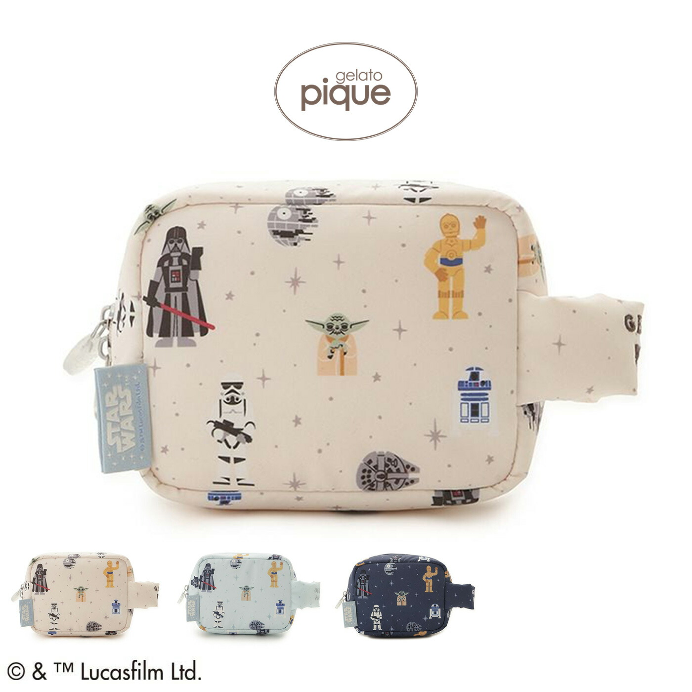 gelato pique STAR WARS 総柄ポーチ