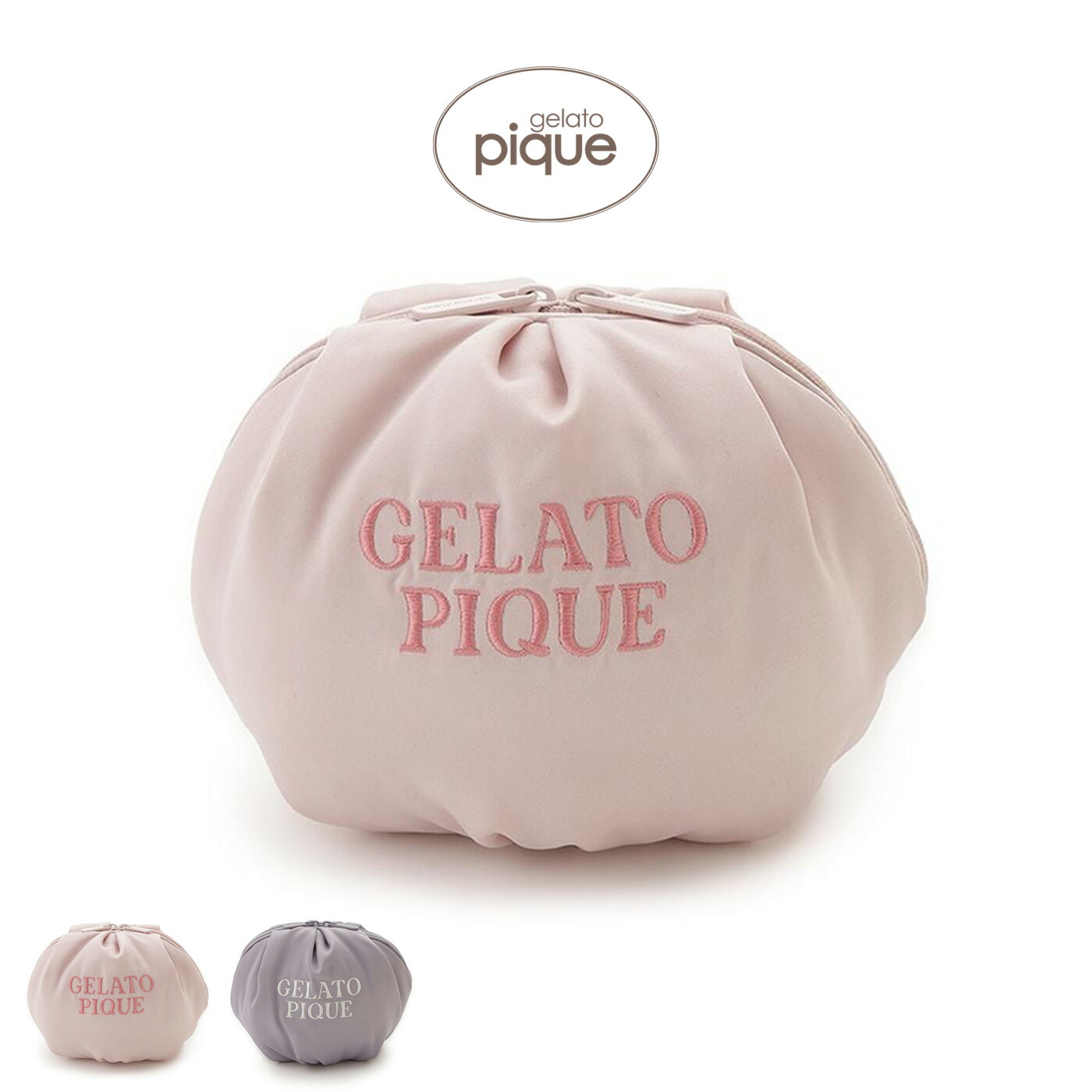 楽天市場】SALE20%OFF ジェラートピケ gelato pique サテン刺繍ポーチ