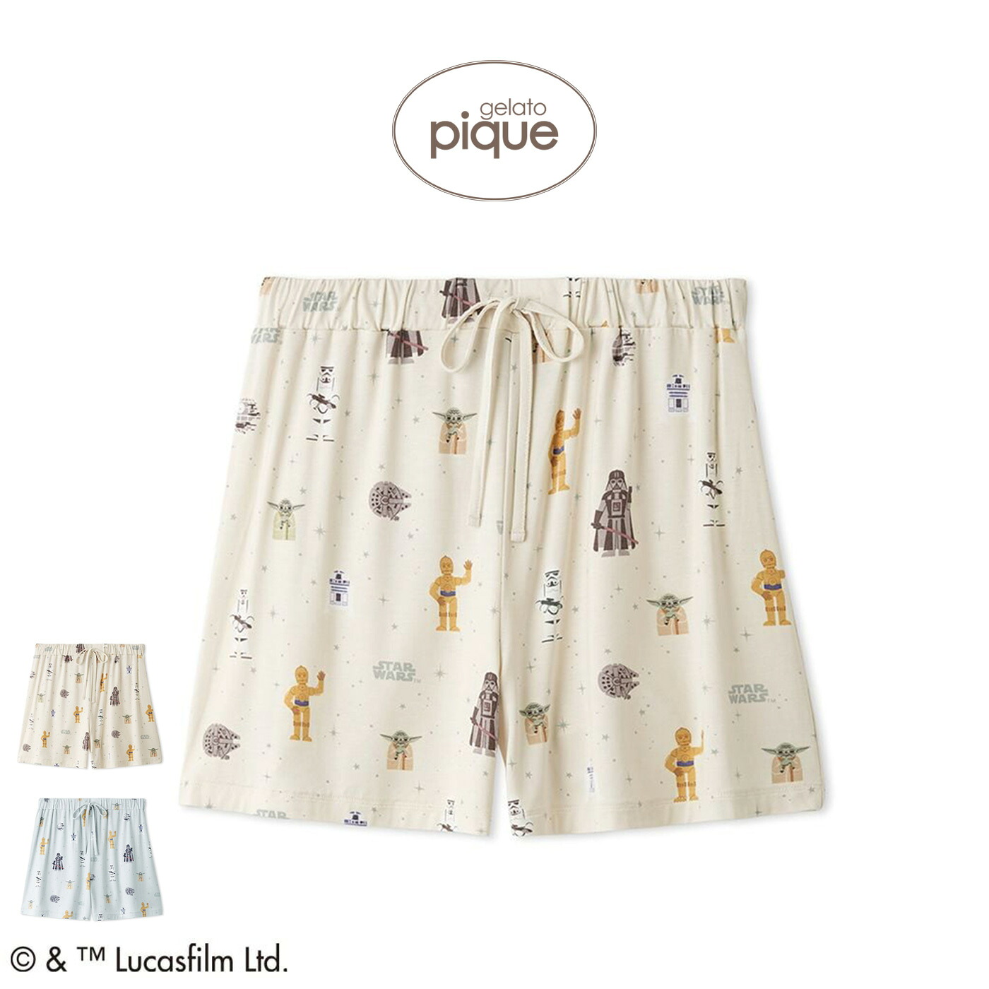 gelato pique STAR WARS レディース 総柄ショートパンツ