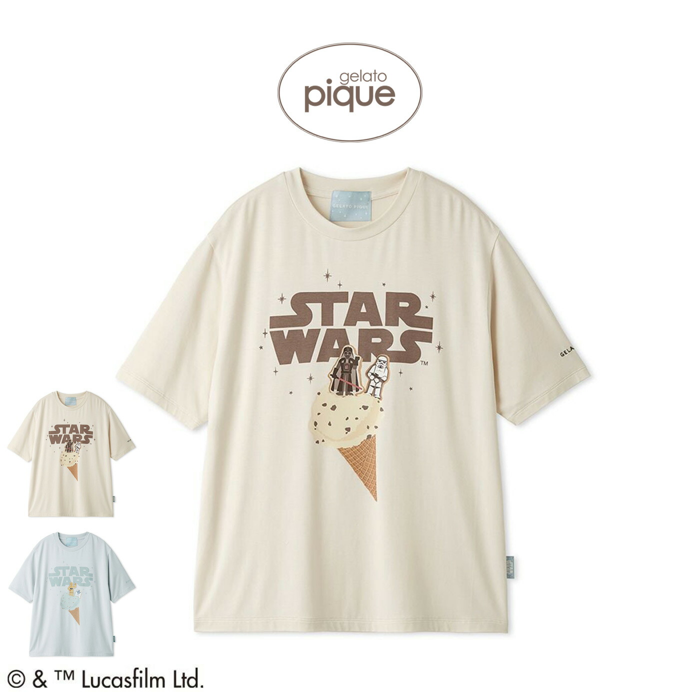 gelato pique STAR WARS レディース ワンポイントTシャツ