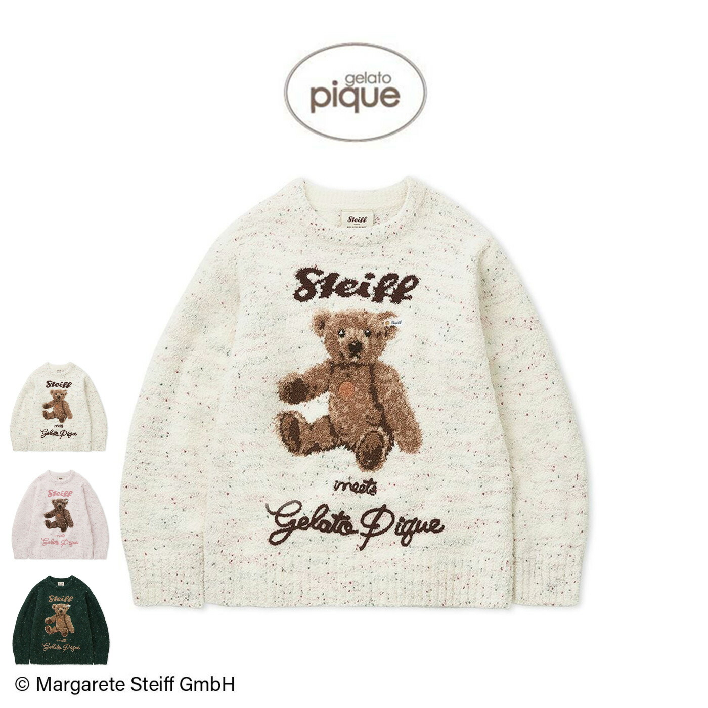 今期新品！　ジェラートピケ　シュタイフ　フェアアイルジャガードミニワンピース 今期新品！ ジェラートピケ シュタイフ フェアアイルジャガードミニ