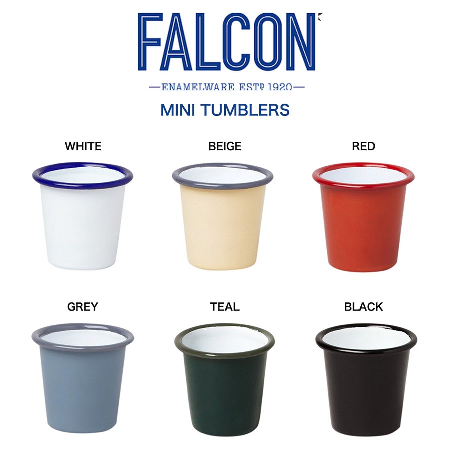 新品　FALCON ファルコン エナメルウェア タンブラー　4個セット 新品 FALCON ファルコン エナメルウェア タンブラー 4個セット