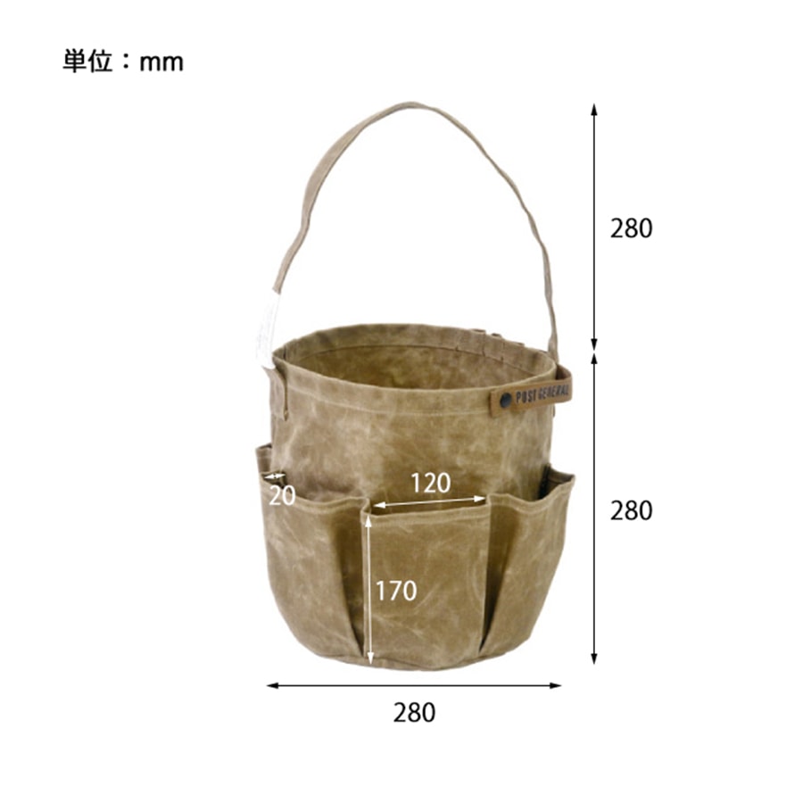 最大87%OFFクーポン マラソン期間限定ポイント10倍 POST GENERAL ポストジェネラル WAXED CANVAS TOOL BAG  ROUND ワックスドキャンバス ツールバッグ ラウンド キャンプ アウトドア DIY作業 マルチ収納 qdtek.vn