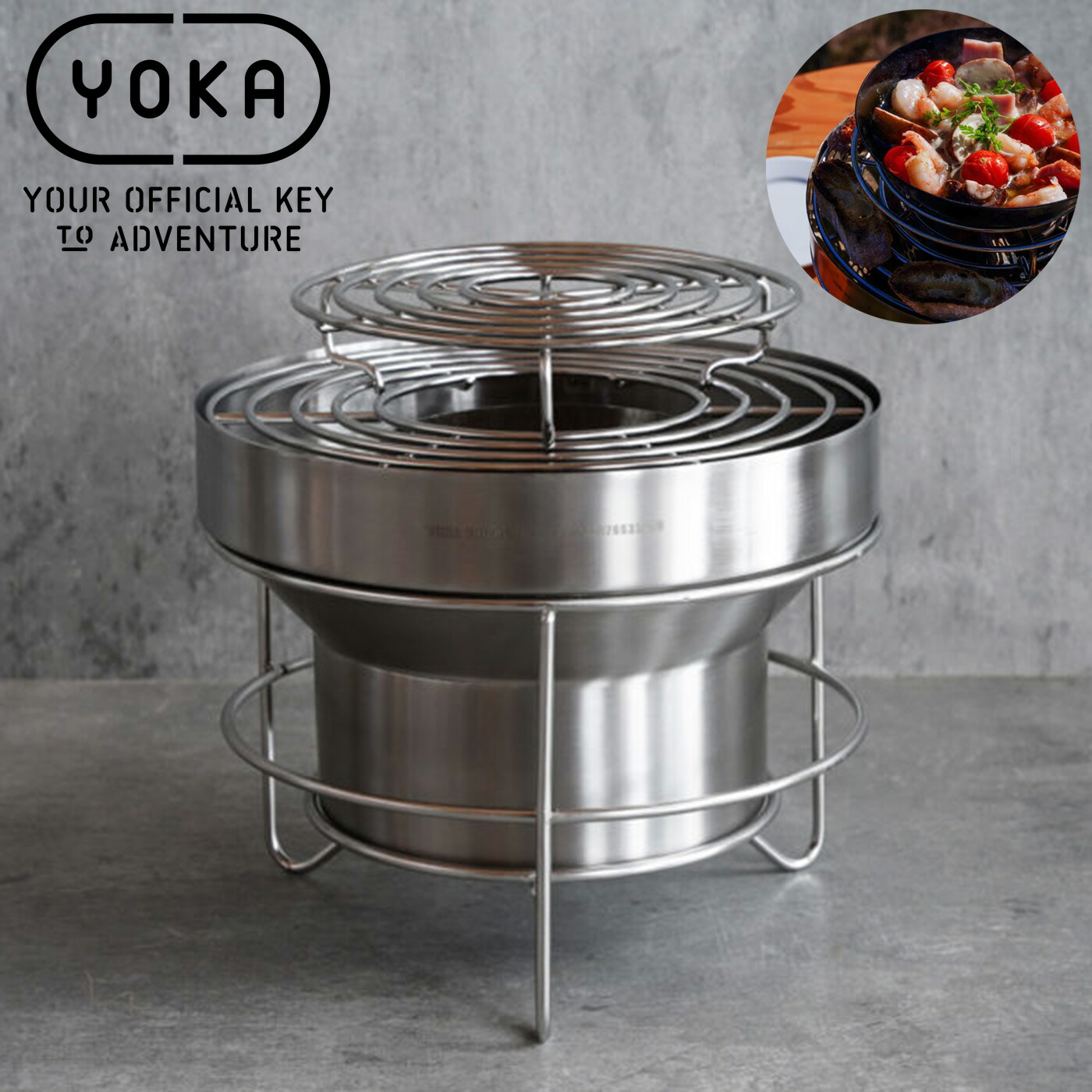 YOKA/ヨカ SHICHIRIN++ 七輪 限定　ステッカーセット YOKA/ヨカ SHICHIRIN++ 七輪 限定 ステッカーセット YOKAは七輪を