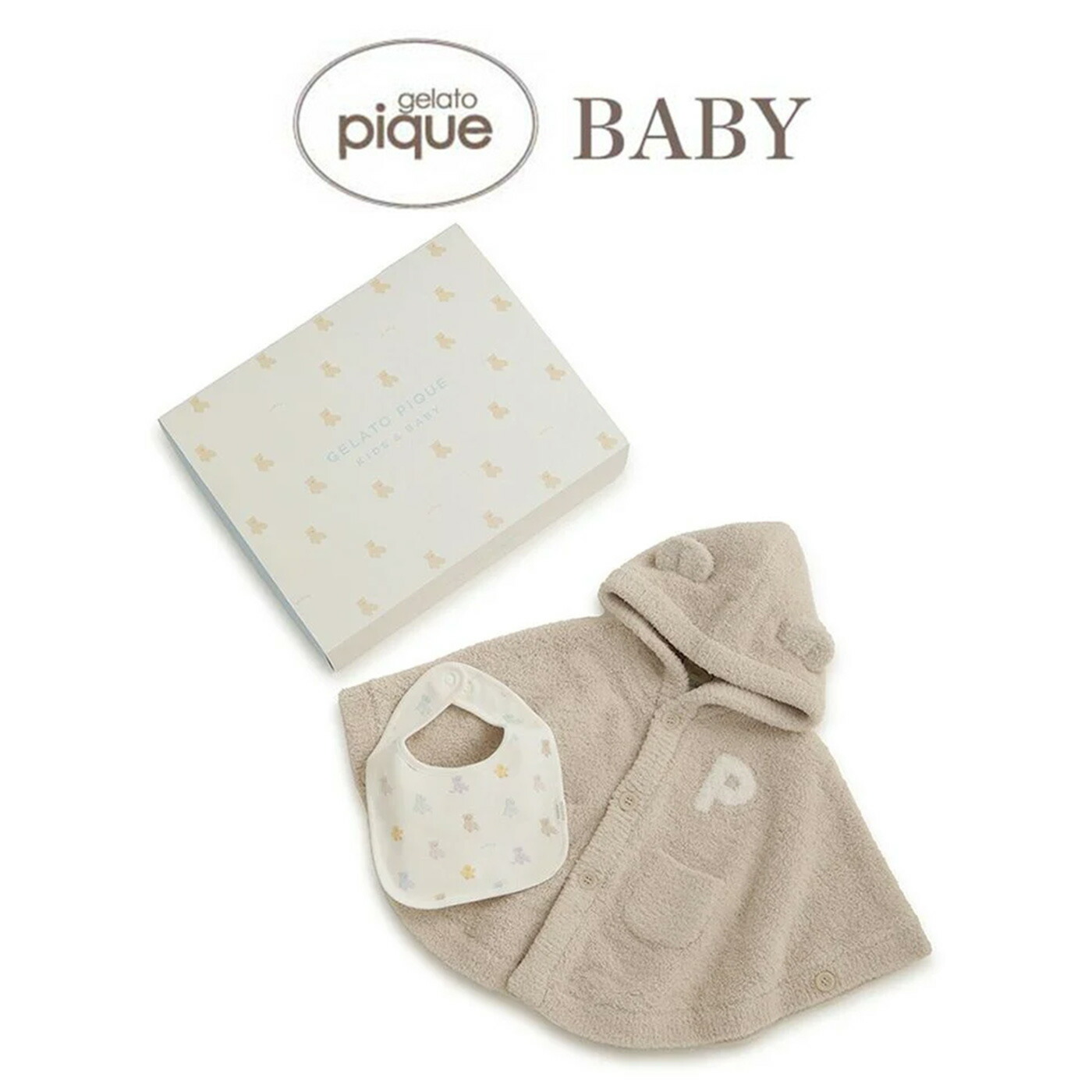 楽天市場】ジェラートピケ ベビー gelato pique BABY ベアポンチョ