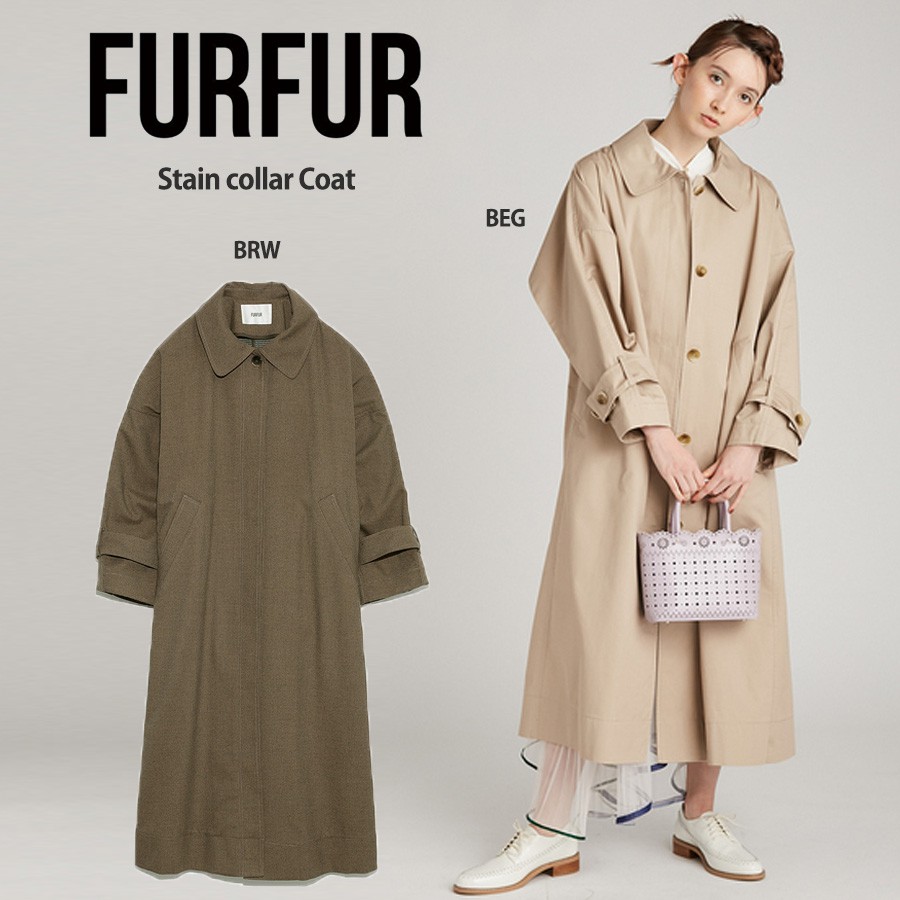 楽天市場】SALE50%OFF ファーファー FURFUR ケープカラーモッズコート