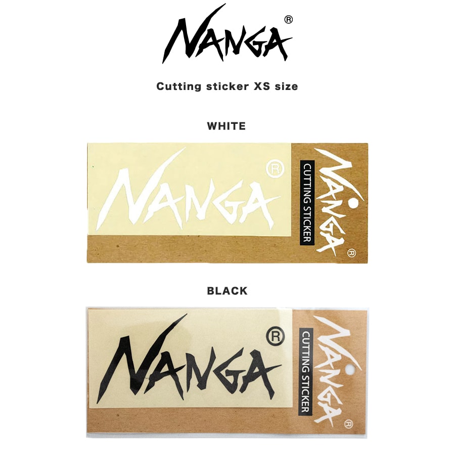 楽天市場】NANGA LOGO CUTTING STICKER (XS) ナンガロゴカッティング