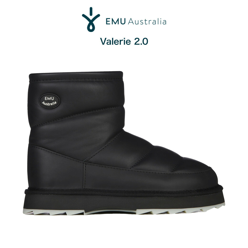 SALE30%OFF EMU エミュー Valerie 2.0 バレリー w13127 Australia ムートンブーツ ショートブーツ 厚底 足長効果 撥水加工 足の冷え対策 蒸れにくい 快適 シープスキン｜セレクトショップ　ムー
