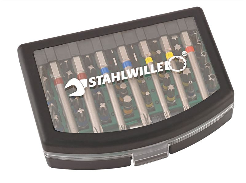 STAHLWILLE スタビレー 56点組 差込角1/4HEX ビットセット ケース付