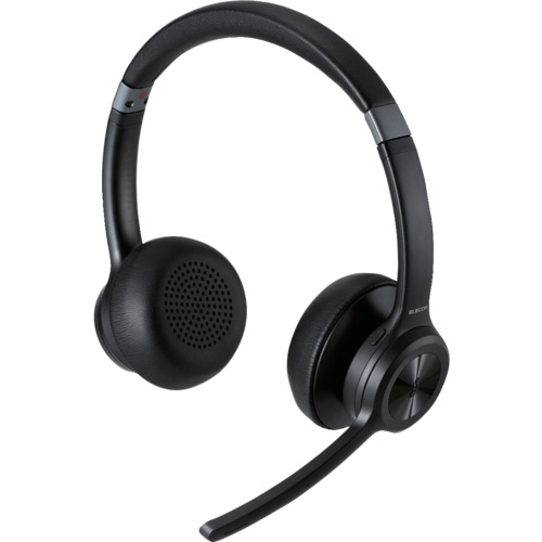 ＼当店排他的権利 全商いもの尖んがりさらに10倍／ エレコム ELECOM Bluetooth相応う頭顱書き割り ノイズリダクションマイク役立つこと付き添い人 黒いこと LBT-HSOH20BK