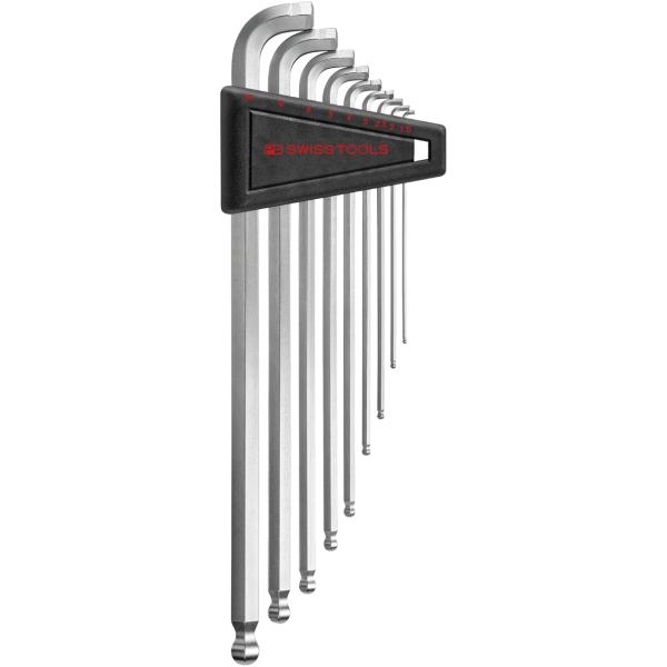 ＼全品ポイントアップ／ PB SWISS TOOLS 2222LH-10CN マルチアングル六角レンチセット(パック入)｜無線計画 インカムショップ