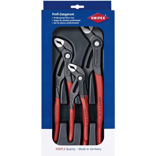 KNIPEX クニペックス 002009V02 コブラ3本仕掛ける 180/250/300
