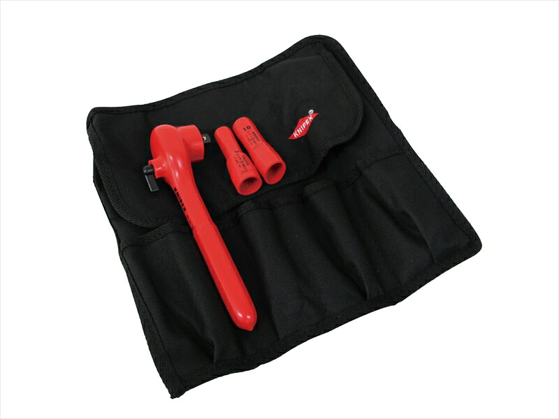 KNIPEX HEV-4 HV･EV車用絶縁ソケットレンチセット
