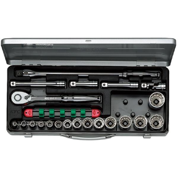 \全品ポイントアップ/ KTC TB415X (12.7SQ)ソケットレンチセット(ミリ)|無線計画 インカムショップ