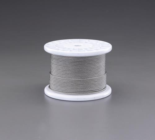 エスコ EA628SR-3 3.0mmx100m/7x19 ワイヤーロープ(ステンレス製)