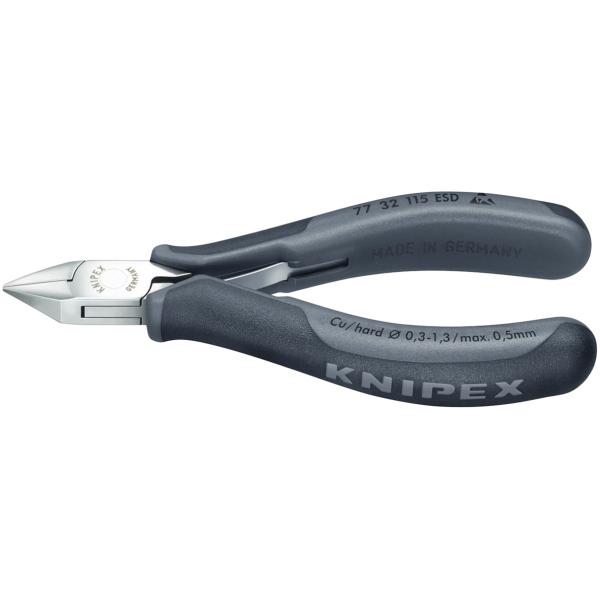 KNIPEX クニペックス 7732-115ESD 電子工学ニッパー