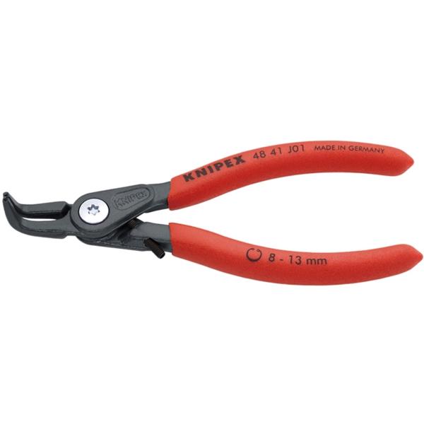 KNIPEX クニペックス 4841-J01 穴用精密スナップリングプライヤー 曲(ストッハ