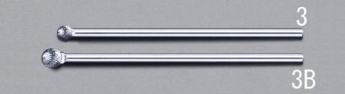エスコ EA819VL-3B 12x10.8x160mm/6mm軸[Coated]超硬バー