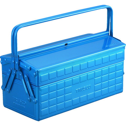 ＼当店排他的権利 全商いもの尖んがりさらに10倍／ トラスコ TRUSCO 2段手道具箱 350X160X260 青色 ST-3500-B