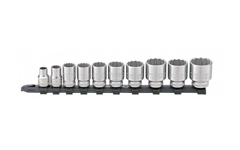 STAHLWILLE スタビレー 10個組 差込角3/8SQ ソケットセット レール付