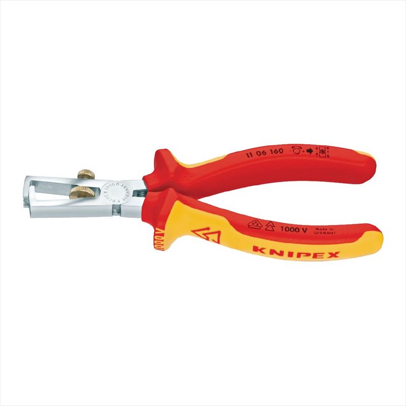 KNIPEX クニペックス 11 06 160 絶縁エンドワイヤーストリッパー 1000V