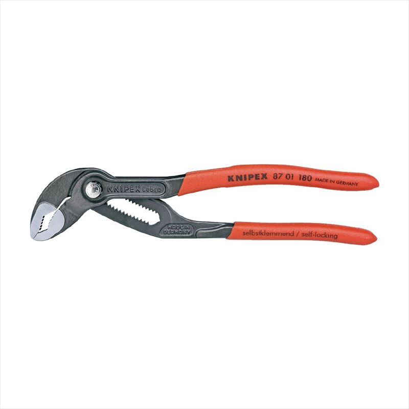 KNIPEX クニペックス 87 01 180 コブラ ウォーターポンププライヤー