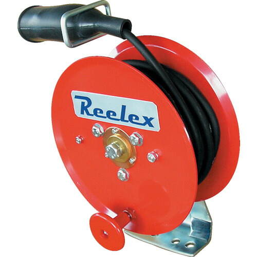 リーレックス Reelex 手動巻アースリール 2.0SQ×10m 50Aアースクリップ付 ER-7210M