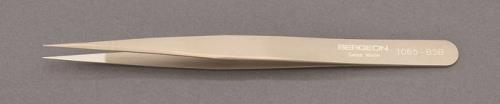 エスコ EA595BA-15 130mm 精密ピンセット(ニッケル製)
