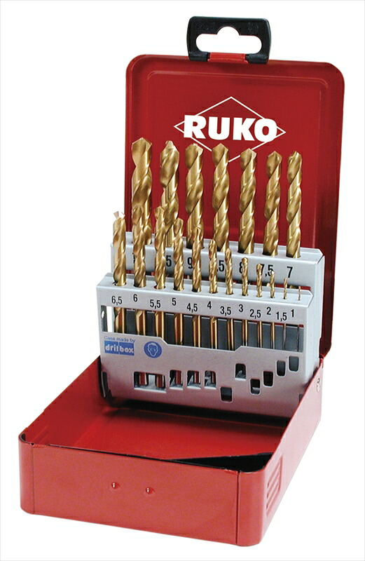 RUKO ルコ 250214T TiN厚地の外套 引っ切り無いせん孔機仕掛ける 19本組
