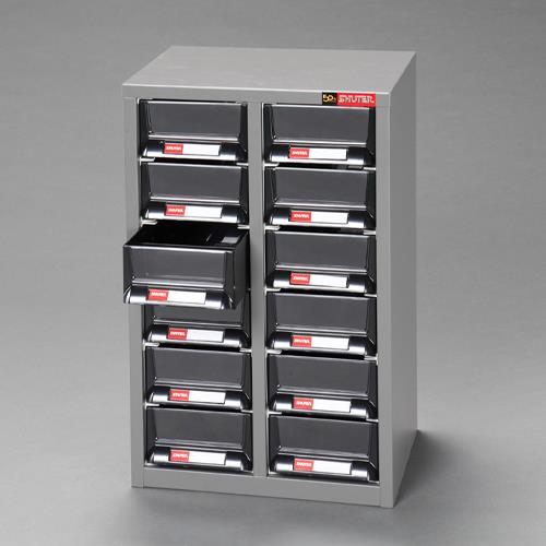 ＼全品ポイントアップ／ エスコ EA957F-2A 362x265x571mm/2列 6段 パーツキャビネット｜無線計画 インカムショップ