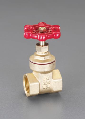 エスコ EA470DL-12 NPT 1・1/4” ゲートバルブ(真鍮製)