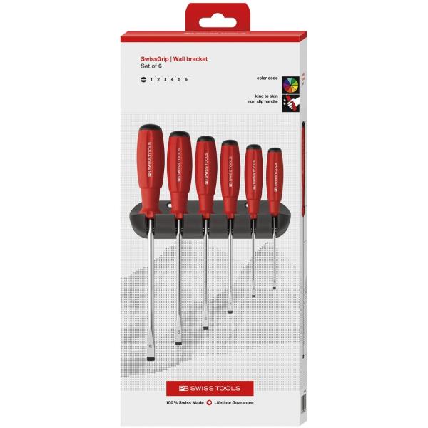＼全品ポイントアップ／ PB SWISS TOOLS 8240CBB スイスグリップドライバーセット ホルダー付(BOX)｜無線計画 インカムショップ