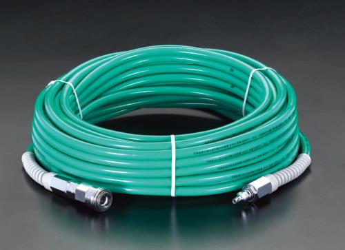 \全品ポイントアップ/ エスコ EA125BW-30 6.0/10.0mmx30m 高圧ホース(カプラー付)|無線計画 インカムショップ