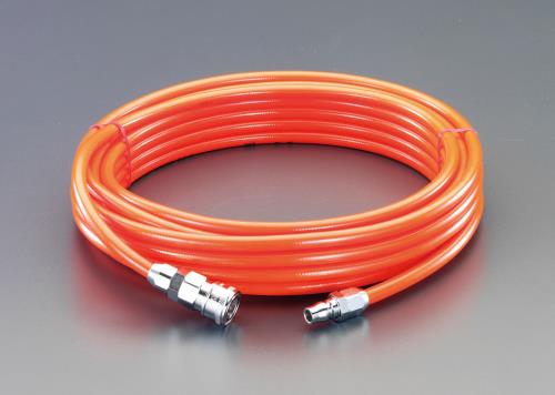 エスコ EA125CD-20 8.5/12.5mmx20m ウレタンホース(カプラー付)