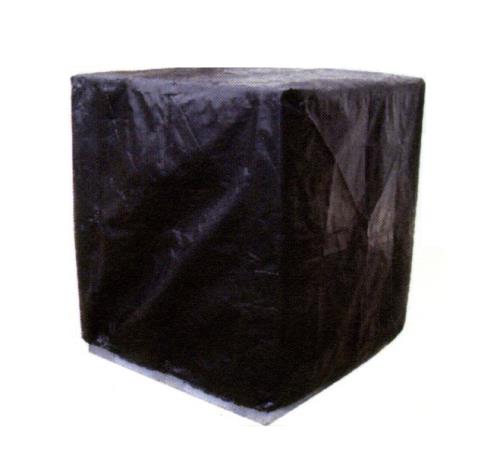 エスコ EA985PK-12A 1200x1200x1300mm パレットカバー(ファスナー式/黒)