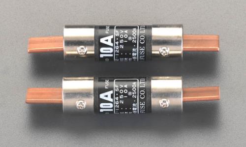 ＼当店排他的権利 全商いもの尖んがりさらに10倍／ エスコ EA758ZV-31 250Vx100A 筒型エンクロヒューズ(刃型/2本)
