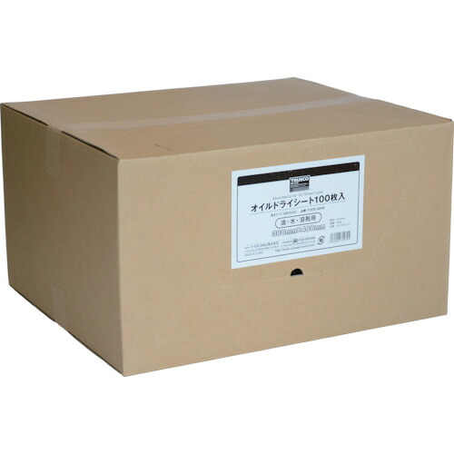 ＼当店排他的権利 全商いもの尖んがりさらに10倍／ トラスコ TRUSCO オイルドライシート 380×480 100枚入 TODS-3848