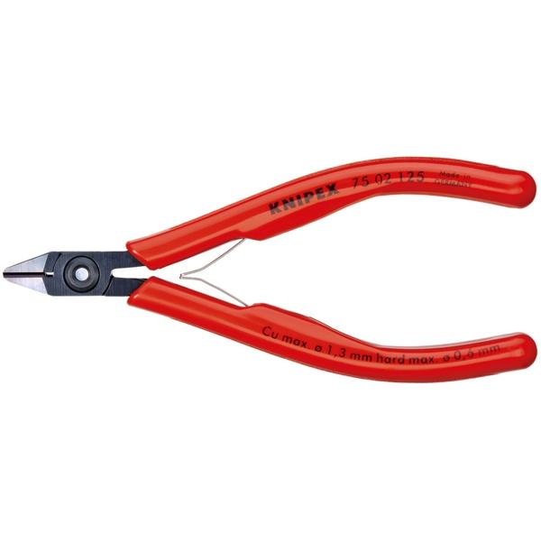 KNIPEX クニペックス 7502-125 エレクトロニクスニッパー (#7501-125) (SB)