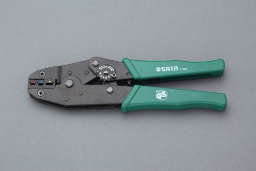 エスコ SATA EA682JC-2 1.5-6mm2 圧着ペンチ(絶縁端子用)