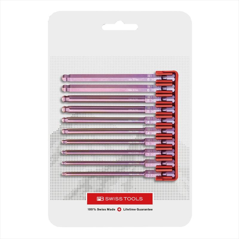 PB SWISS TOOLS E6L.715CN 段付キビット10本組セット ビットホルダー