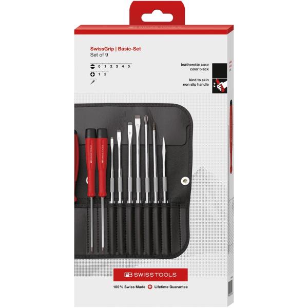 PB SWISS TOOLS 8215CBB 差替式１番ウッド仕掛ける 9本組(BOX)