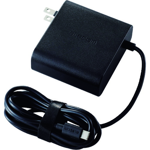 ＼当店排他的権利 全商いもの尖んがりさらに10倍／ エレコム ELECOM Power Delivery相応うUSB AC申し受ける器(65W) ACDC-PD0465BK