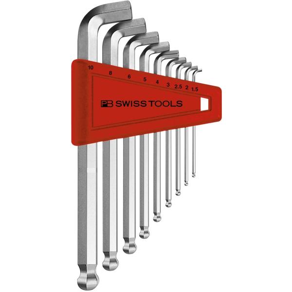 PB SWISS TOOLS 2212H-10 遊撃手上端六角棒鍵仕掛ける(容器に並べる有りの実)